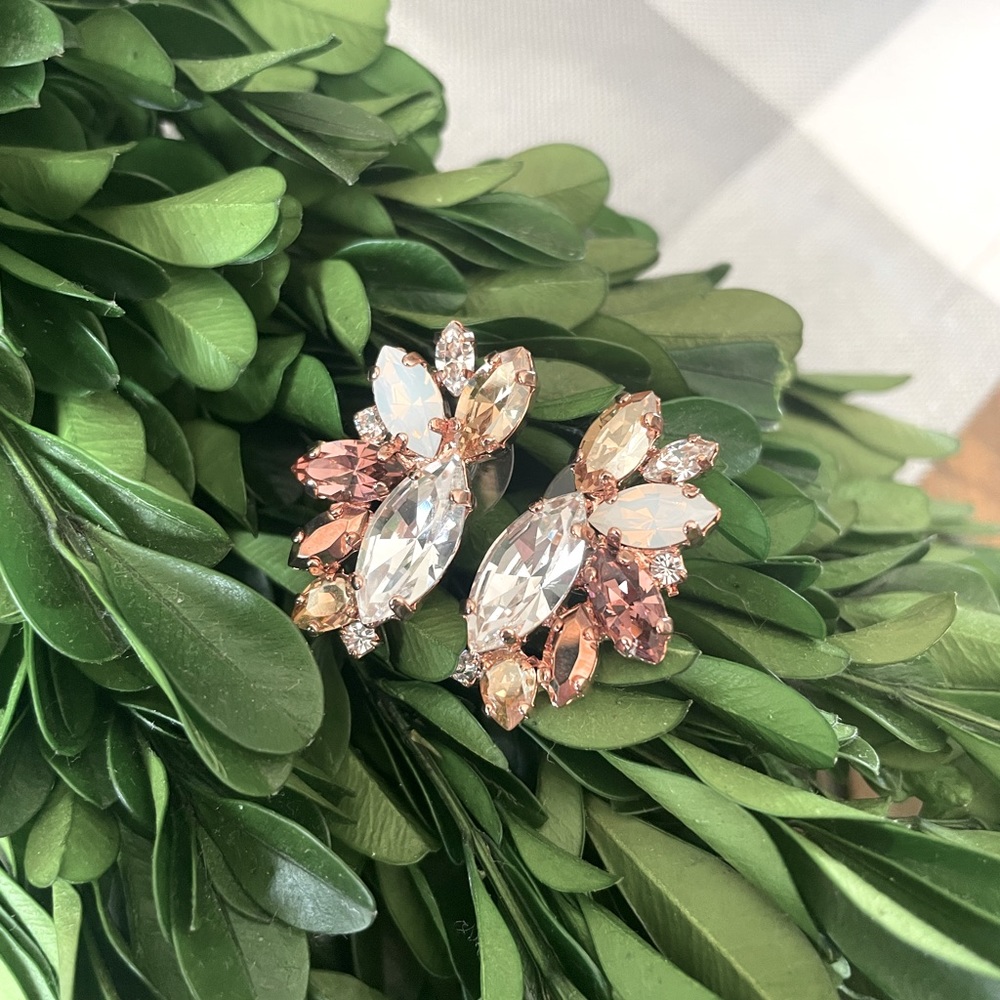 Rose gold earrings